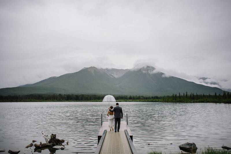 Misty and Romantic Fairmont Banff Springs Wedding | Banff