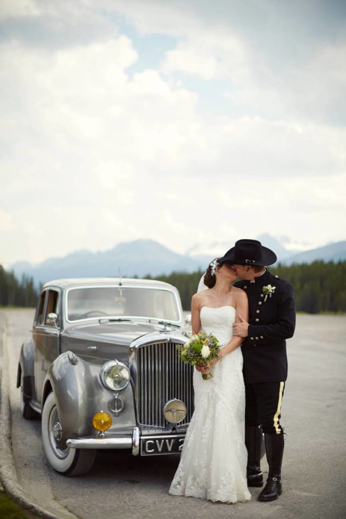 Ashley and Connor's Rustic Mountaintop Wedding | Lake Louise