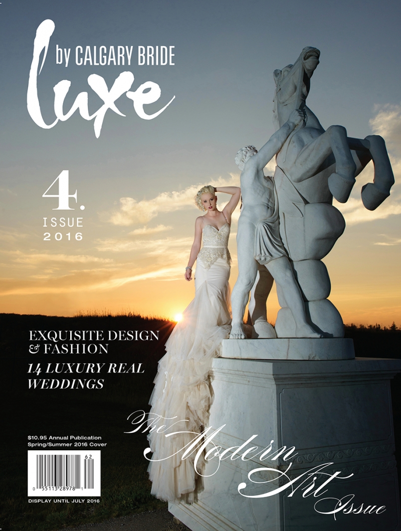 Luxe By Calgary Bride - Modern Art Issue
