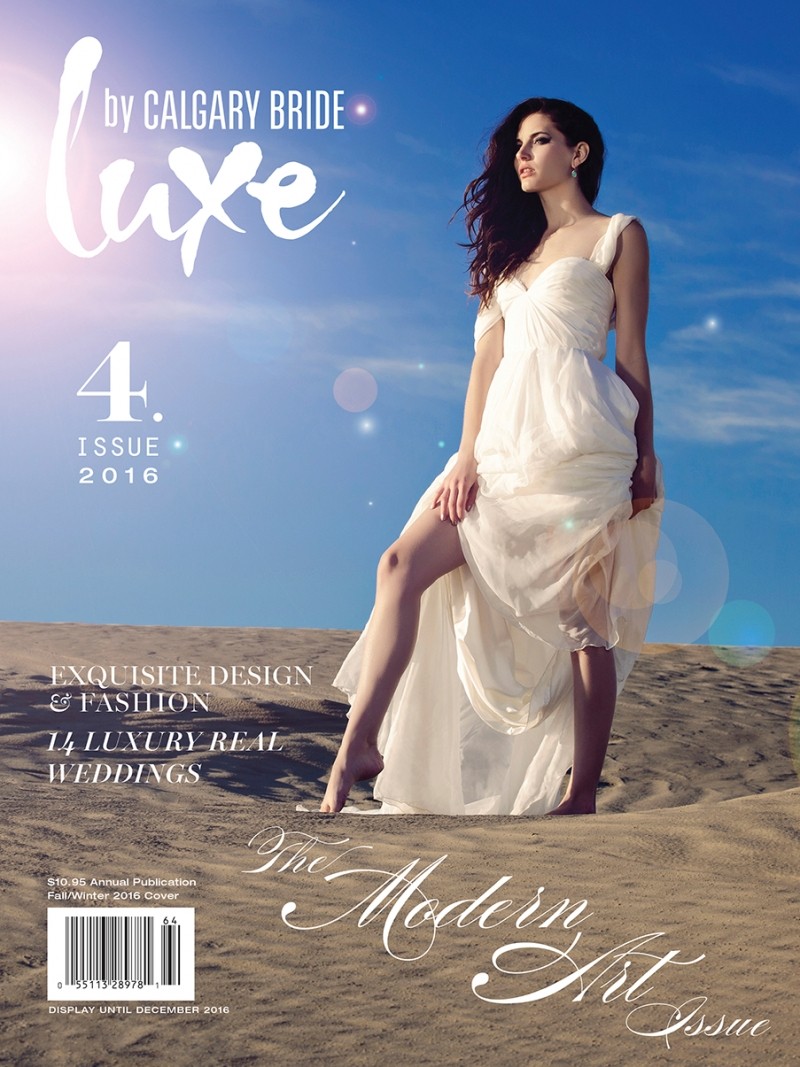 Luxe Fall Winter Calgary Bride - The Modern Art Issue